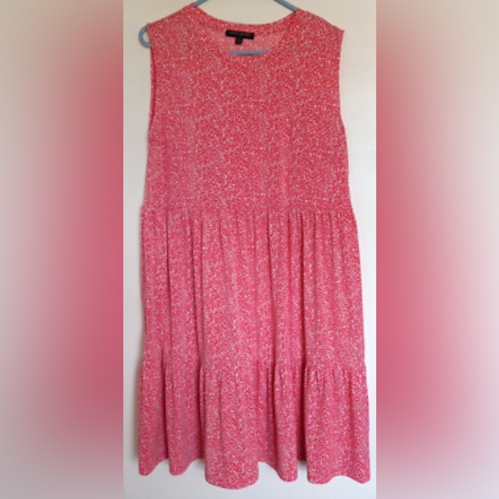 Banana Republic Coral tiered dress